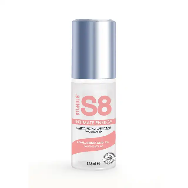S8 - Intimate Energy Moisturizing Lubricant Waterbased 125ml. Delikatny lubrykant na bazie wody z dodatkowym nawilżeniem