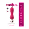Buttocks - The Elegant Buttplug. Wibrujący różowy korek analny z 7 trybami wibracji, 3 prędkościami i pilotem zdalnego sterowania