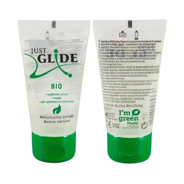 Just Glide - Bio lubricant na bazie wody. Naturalny, wegański żel intymny 50ml.
