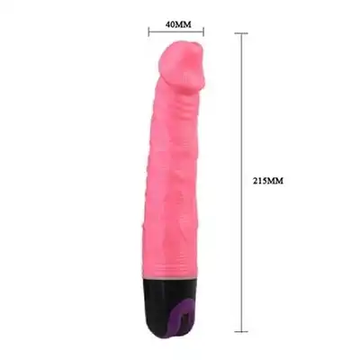 Baile - Vibrator Pink. Realistyczny różowy wibrator, doskonałe połączenie elegancji i stymulacji dla niezapomnianych orgazmów