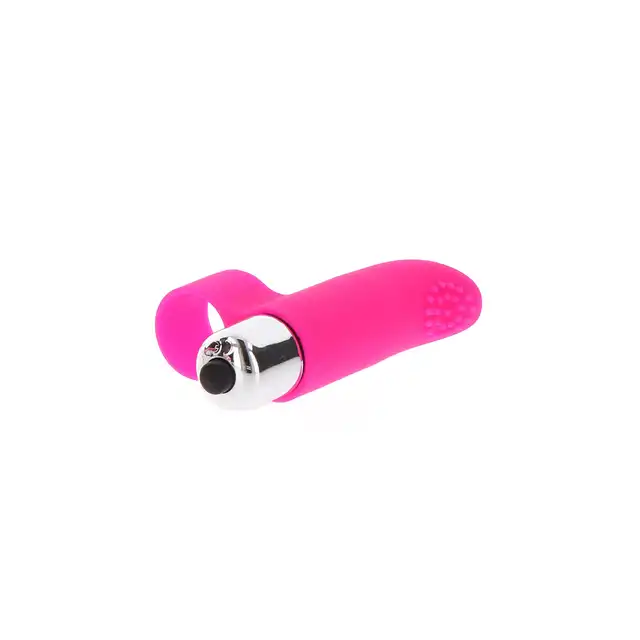 ToyJoy - Tickle Pleaser. Kompaktowy wibrator na palec, wykonany z silikonu z wibrującym bulletem, idealny do precyzyjnej stymulacji
