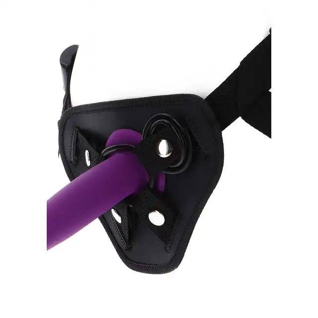 Get Real - Strap-On Full Cover Harness. Luksusowa uprząż z wyściełaną przednią poduszką, regulowanymi paskami i silikonowymi pierścieniami, która zapewnia doskonałe dopasowanie