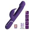 Pretty Love - Kampas Purple. Wibrator króliczek z dwoma silnikami i dodatkowymi funkcjami stymulacji, oferuje intensywne doznania