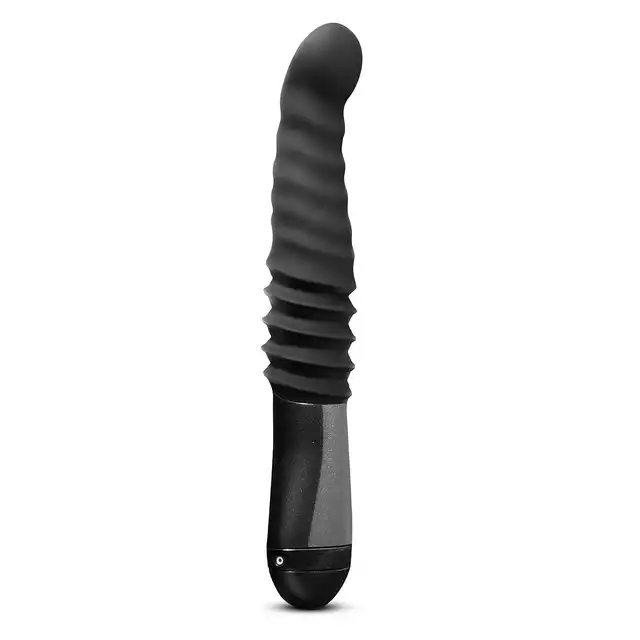 Temptasia - Lazarus Thrusting Dildo Black. Ruchome dildo o intensywnym ruchu posuwistym, optymalna stymulacja i przyjemność