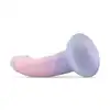 EasyToys - Mermaid Glitter Ombre Dildo S. Brokatowe dildo z mocną przyssawką, wizualny efekt ombre dodaje uroku