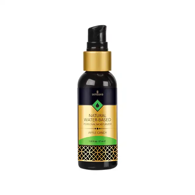 Sensuva -Natural Lubricant Apple Candy 57 ml. Lubrykant na bazie wody o smaku słodkiego jabłka. Na bazie naturalnych składników