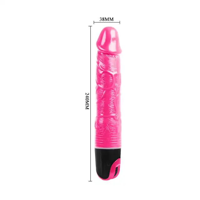 Baile - Vibrator Realistic Pink. Piękny różowy wibrator z potężnymi wibracjami, zapewniające intensywną przyjemność