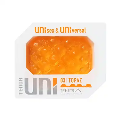 Tenga - Uni Topaz Sleeve. Elastyczna nakładka stymulująca do łechtaczki i penisa, produkt unisex