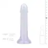 EasyToys - Mermaid Glitter Dildo S. Brokatowe dildo z przyssawką, miękki materiał i lekka krzywizna to gwarancja satysfakcji