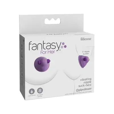 Pipedream - Fantasy For Her Vibrating Nipple Suckers. Wibrujące przyssawki na sutki, do intensywnej stymulacji