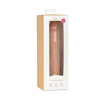 EasyToys - Dildo Without Balls 17.5 cm Beige. Realistyczne beżowe dildo o prostym trzonie i wyraźną żołędzią