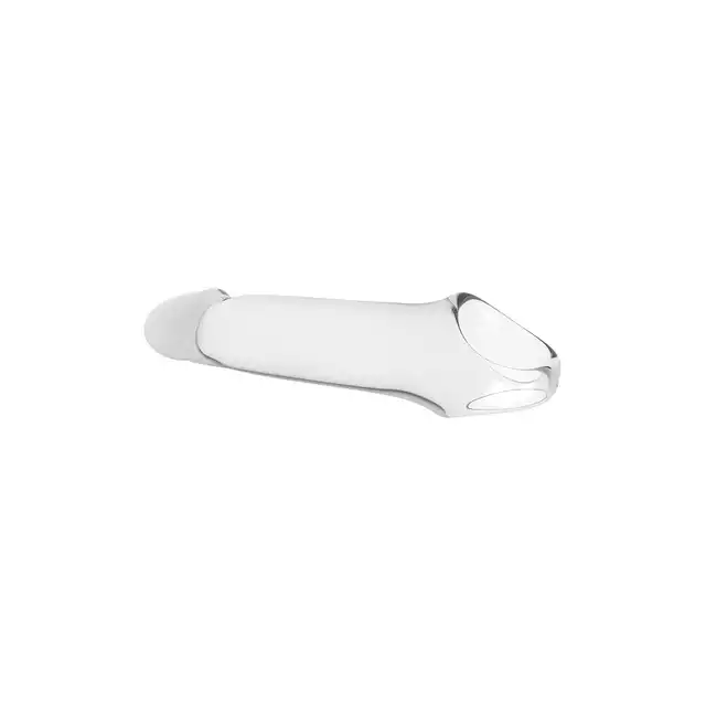 DreamToys - Ramrod 6,6" Extender With Ball Straps. Przezroczysta przedłużka penisa zwiększająca długość i obwód, oferując jednocześnie komfortowe dopasowanie