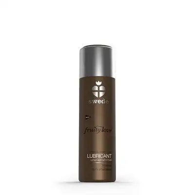 Swede - Fruity Love Lubricant Dark Chocolate 50 ml. Delikatny lubrykant o smaku ciemnej czekolady. Eleganckie, intensywne doznania. Formuła bez parabenów. 