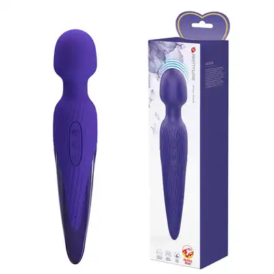Pretty Love - Anthony Youth Purple. Magiczna wibrująca różdżka do stymulacji stref erogennych z funkcją podgrzewania