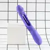 Good Vibes Only - Flax Vibrating Dildo with G-Spot Stimulator. Realistyczny wibrator z funkcją ruchu, stymulacja punktu G