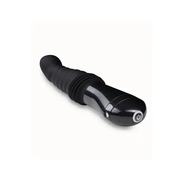 Temptasia - Lazarus Thrusting Dildo Black. Ruchome dildo o intensywnym ruchu posuwistym, optymalna stymulacja i przyjemność