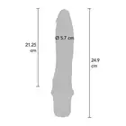 Toy Joy - Classic Large Vibrator Purple. Realistyczny wibrator z 7 trybami wibracji i jedwabiście gładkim silikonem dla intensywnej, klasycznej przyjemności.