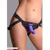 Get Real - Strap-On Lace Harness. Elegancka uprząż z miękką konstrukcją, regulowanymi paskami, trzema silikonowymi pierścieniami 