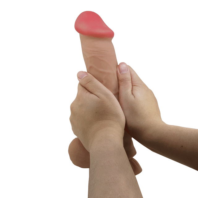 Pretty Love - Sliding Skin 10.2". Wyjątkowe dildo realistycznym wyglądzie, stworzone z innowacyjnego materiału, oddaje naturalne odczucia