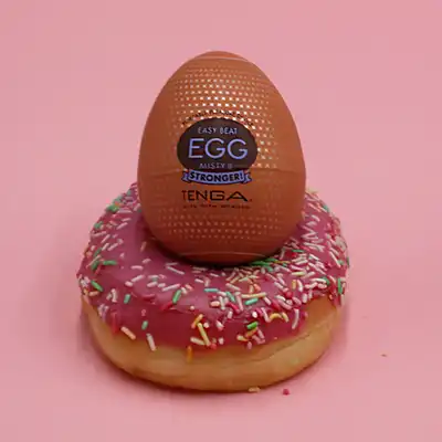 Tenga - Egg Misty II. Kieszonkowy masturbator jajeczko z gęsto rozłożonymi wypustkami, intensywna stymulacja
