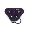Get Real - Strap-On Lace Harness. Elegancka uprząż z miękką konstrukcją, regulowanymi paskami, trzema silikonowymi pierścieniami 