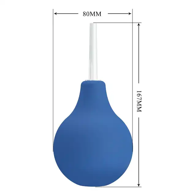 Mr. Play - Anal Douche Blue. Gruszka analna, zapewnia higienę i uczucie świeżości przed seksem