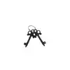 ToyJoy - Black Handcuffs. Klasyczne metalowe kajdanki w czarnym kolorze, w zestawie 2 kluczyki