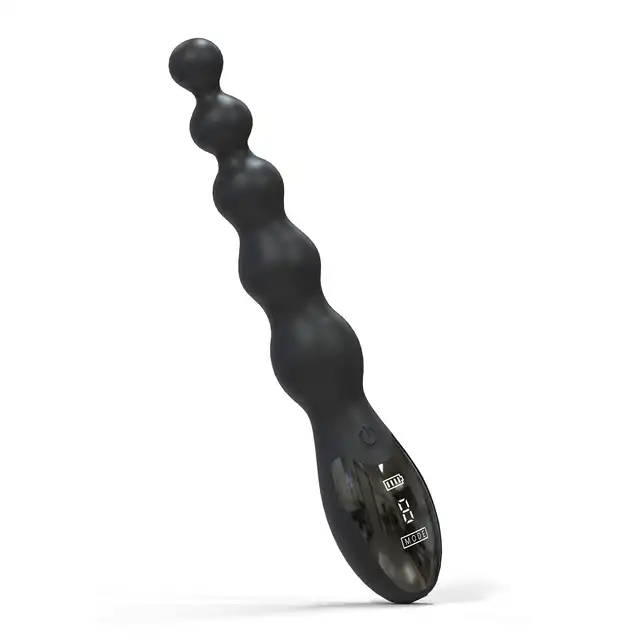 Hidden Desire - Extreme Beaded Anal Power Vibrator. Mocny wibrator analny z koralikowym designem i szerokim zakresem trybów wibracji