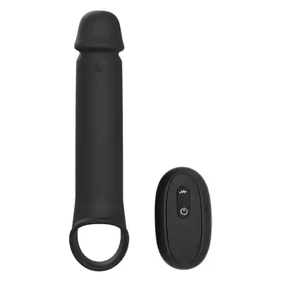 DreamToys - Ramrod Vibrating Extender With Remote. Wibrująca przedłużka na penisa, która łączy dodatkową długość z ekscytującymi wibracjami