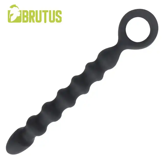 Brutus -Stop &amp; Go - Innowacyjny falisty produkt z gładkiego silikonu dla intensywnych doznań analnych