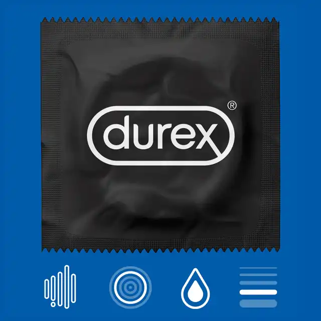 Durex - Pleasure Mix 40szt. Zestaw prezerwatyw z wypustkami i prążkami, dodatkowo nawilżane żelem stymulującym dla niezapomnianych doznań
