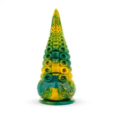 Mythical Mates Tentacle Delight. Dildo o długości 22 cm z przyssawką w żywych kolorach