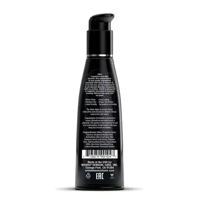 Wicked - Aqua Waterbased 120ml. Lubrykant na bazie wody, skuteczny i przyjazny dla skóry 