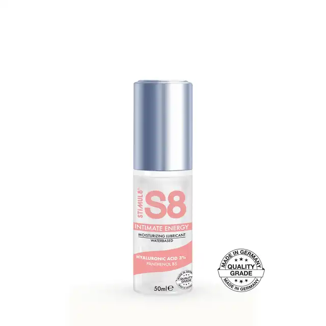 S8 - Intimate Energy Moisturizing Lubricant Waterbased 50ml. Delikatny lubrykant na bazie wody z dodatkowym nawilżeniem