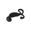 DreamToys - Prostate Stimulator Black. Gładki silikonowy stymulator prostaty z giętką końcówką do stymulacji krocza