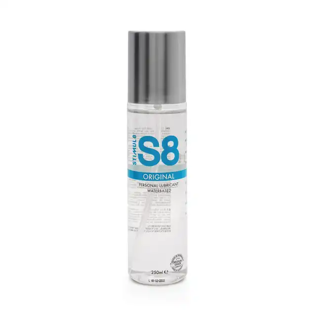 S8 - Original Personal Lubricant Waterbased 250ml. Bezpieczny i delikatny lubrykant na bazie wody, duże opakowanie