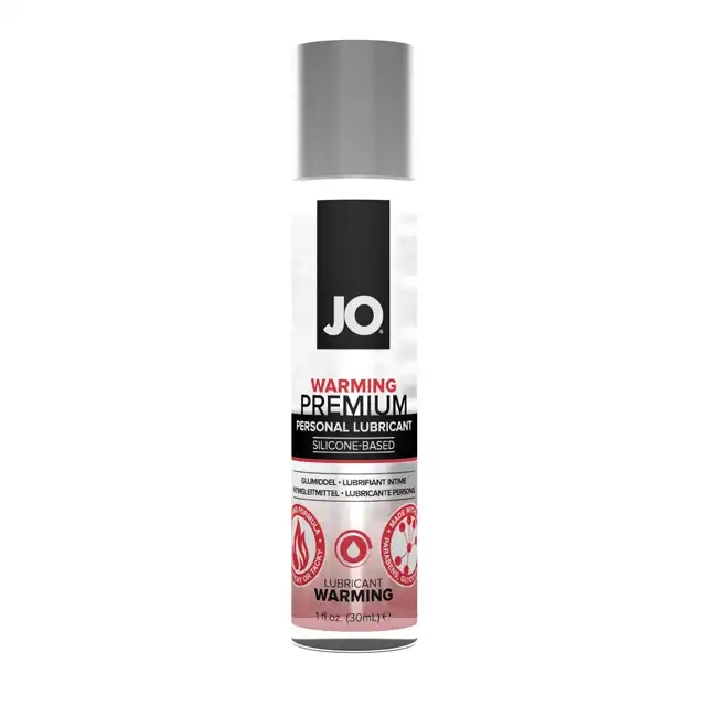 System Jo -  Premium Warming 30 ml. Rozgrzewający silikonowy lubrykant o jedwabistej formule. Efekt ciepła bez konieczności dmuchania i pocierania