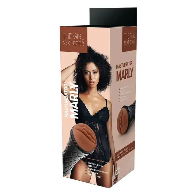 The Girl Next Door - Marly Realistic Pussy. Masturbator z realistyczną teksturą, rozciągliwą pochwą i regulowanym ssaniem, zapewniający intensywne doznania
