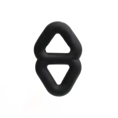 Sport Fucker - Binder Ring Black. Silikonowy podwójny pierścień, który oferuje ciaśniejsze dopasowanie, zapewniając intensywniejsze doznania