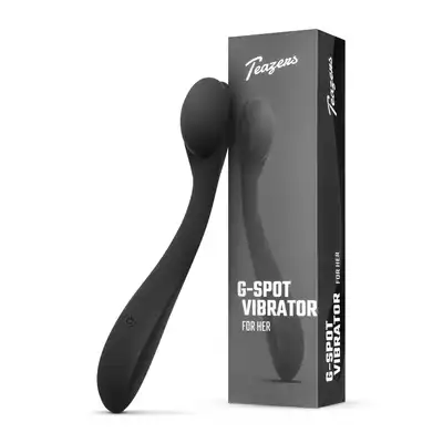 Teazers - G-spot Vibrator. Wibrator z zakrzywionym korpusem, 5 częstotliwościami wibracji i 3 prędkościami oferuje precyzyjną stymulację punktu G