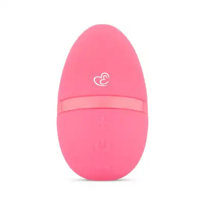 EasyToys - Lay-On Vibrator Pink. Różowy wibrator do stymulacji łechtaczki, ergonomiczny kształt i rozmiar