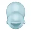 Satisfyer - Sassy Seal Blue. Wibrator incognito z falami ciśnienia i wibracjami, kształt uroczej foczki