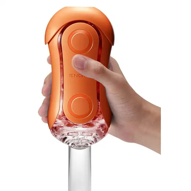 Tenga - Flip Orb Pastaio. Masturbator męski, nowy wymiar przyjemności z ekscytująco gęstą strukturą fal i wbudowanymi kulkami masującymi