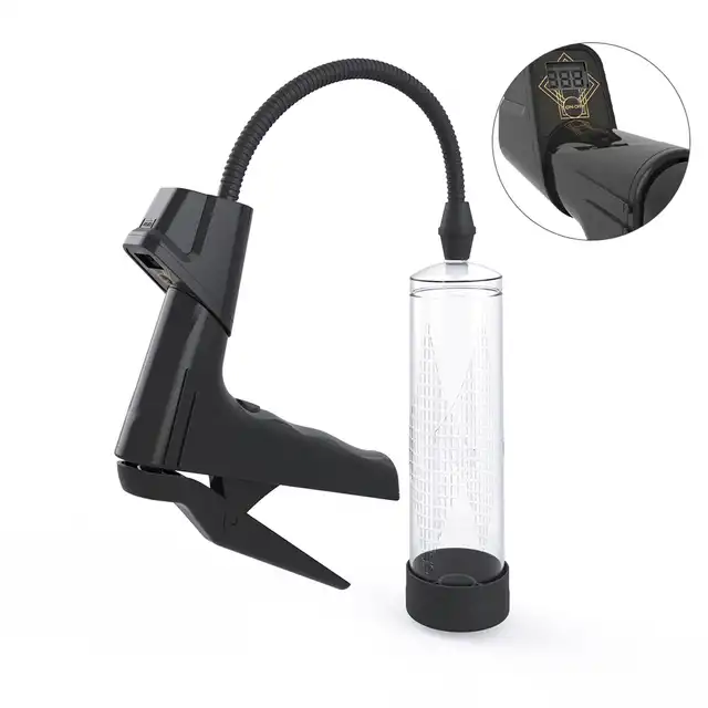 Bseries -  Power - Manual Pump with digital display. Manualna pompka do penisa z zaawansowanym wyświetlaczem cyfrowym 