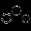 LoveToy - Power Plus Triple Beaded Ring Set Transparent. Zestaw elastycznych pierścieni erekcyjnych, zapewniają mocną i długą erekcję