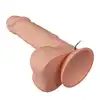 Baile - Beautiful Bahamut Vibrator. Realistyczny wibrator z jądrami i przyssawką, regulowana moc wibracji