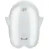 Satisfyer - Glowing Ghost White. Wibrator ze stymulującymi falami ciśnienia i intensywnymi wibracjami, wykonany z miękkiego, świecącego w ciemności silikonu