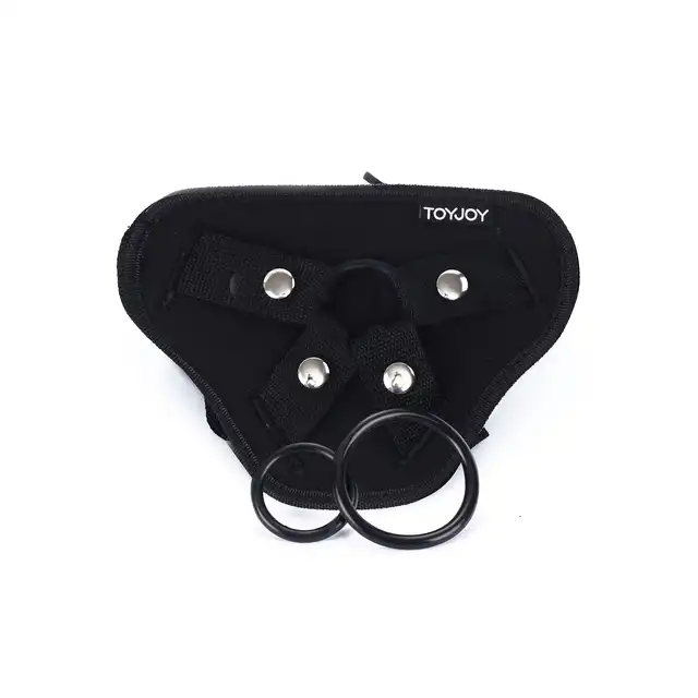 Get Real - Strap-On Full Cover Harness. Luksusowa uprząż z wyściełaną przednią poduszką, regulowanymi paskami i silikonowymi pierścieniami, która zapewnia doskonałe dopasowanie