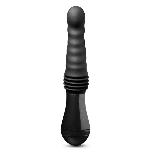 Temptasia - Lazarus Thrusting Dildo Black. Ruchome dildo o intensywnym ruchu posuwistym, optymalna stymulacja i przyjemność