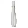 Blaze - Elite Collar And Lash White. Elegancki biały zestaw obroży i smyczy z regulowaną obrożą i złotymi detalami, idealny do stylowych zabaw BDSM